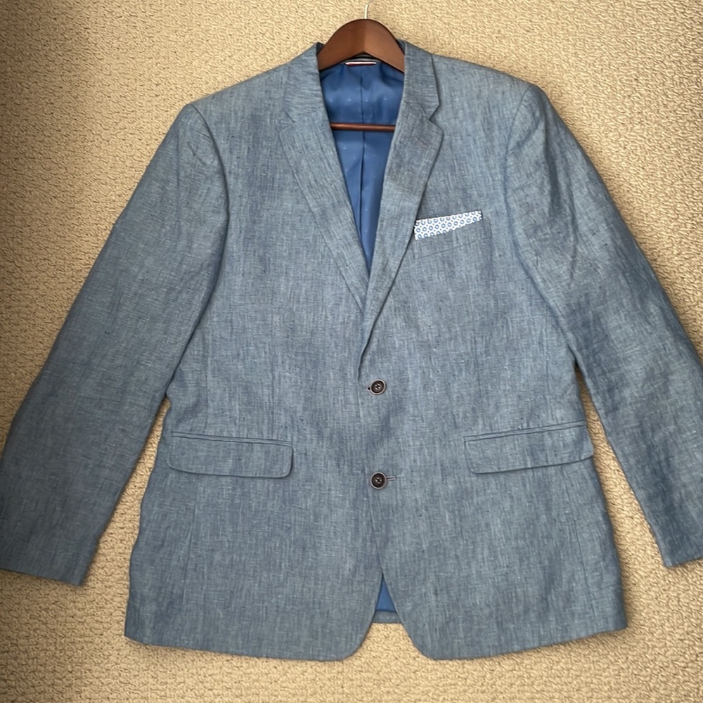 Tommy Hilfiger blue sport coat mens